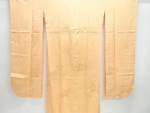 蘭に古典柄模様織出し単衣振袖用長襦袢